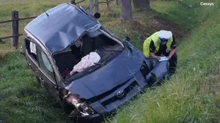 matka zginęła, bo zapięła fotel, a nie siebie