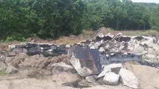 Mazut wyciekł w fundamencie