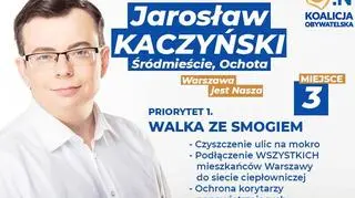 Mecenas Jarosław Kaczyński zabiega o głosy warszawiaków