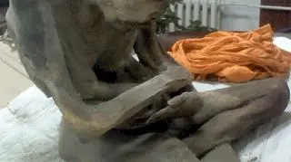 Medytujący mnich znaleziony w Mongolii