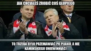 Memy po ułaskawieniu Mariusza Kamińskiego