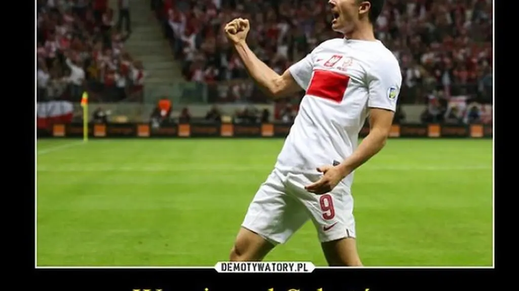 Memy z Robertem Lewandowskim