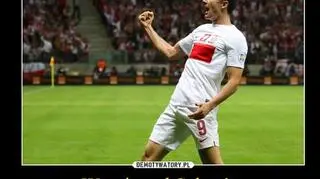 Memy z Robertem Lewandowskim