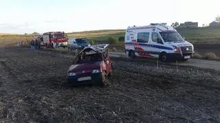 Mężczyzna trafił do szpitala 