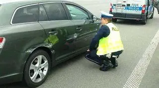 Mężczyzna "wpadł" w Strykowie
