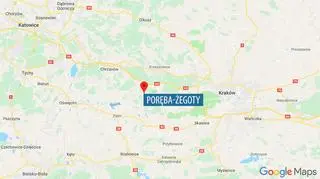 Mężczyzna został zauważony w miejscowości Poręba-Żegoty