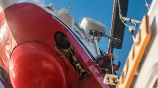 Mi-14 PŁ/R może wylądować na wodzie i z niej wystartować, ale robi się to tylko w sytuacjach nadzwyczajnych