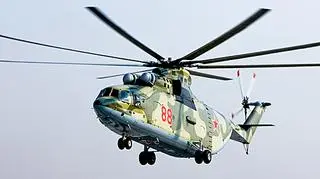Mi-26 - takie maszyny mogą przerzucić desant do Łatgalii