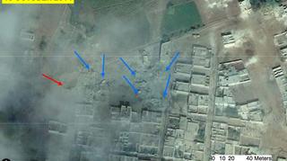 Miasto zniszczone bombardowanimi (15 października)
