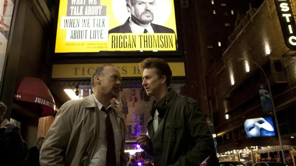 Michael Keaton i Edward Norton