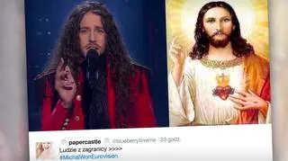 Michał Szpak został porównany do Jezusa