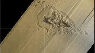 Miejsce odnalezienia wraku (Galsi/Fugro)