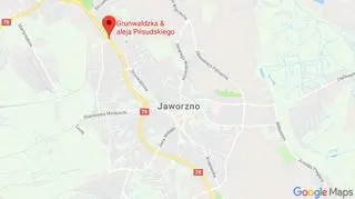 Miejsce, w którym doszło do zderzenia