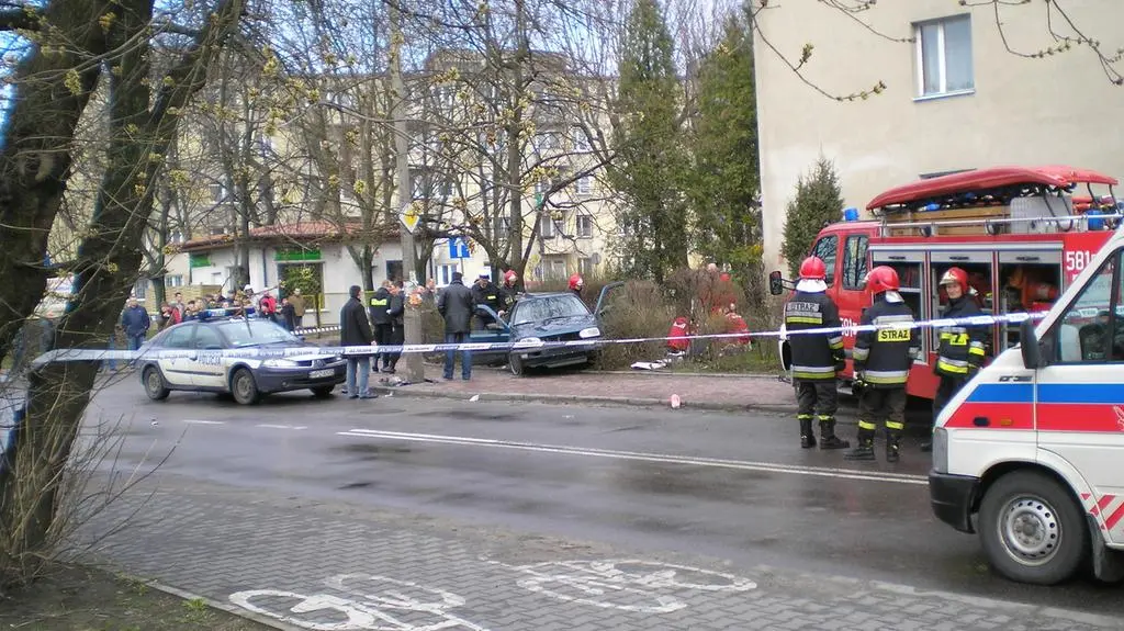 Miejsce wypadku (fot. internauta)