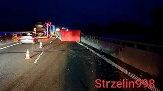 Miejsce wypadku na A4