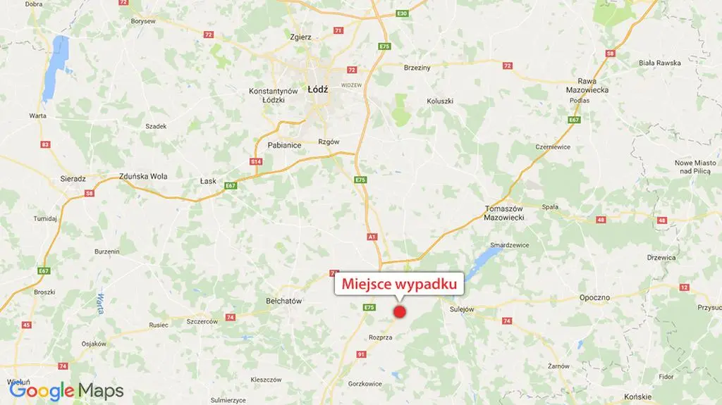 Miejsce wypadku