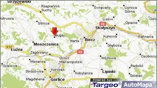 Miejsce wypadku (Targeo.pl)