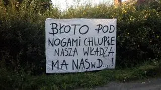 Mieszkańcy Górzykowa domagają się remonty drogi 