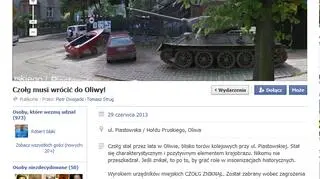 Mieszkańcy nie odpuszczają - „Czołg musi wrócić do Oliwy!”