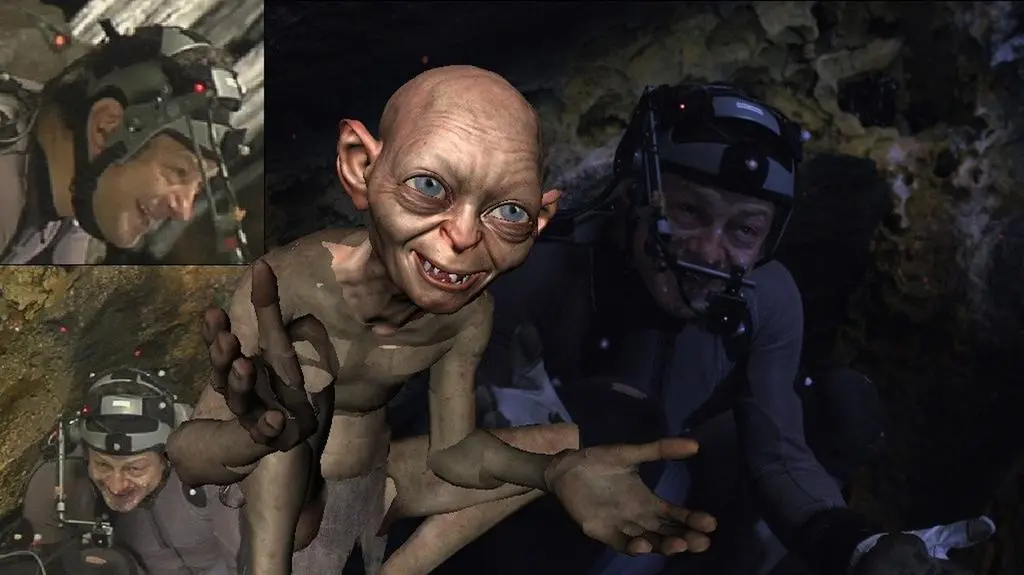 Mimika twarzy Golluma to techniki motion capture