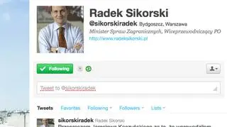 Minister na Twitterze