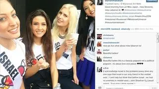Miss Izraela, Libanu, Słowenii i Japonii