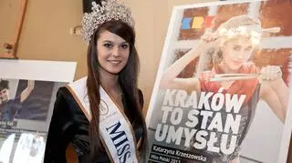 Miss Polski 2012 Katarzyna Krzeszowska zachęca do studiowania w Krakowie