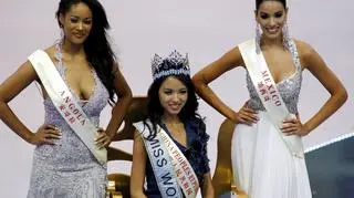 Miss World, I v-ce Miss (z lewej) i II v-ce Miss (EPA)