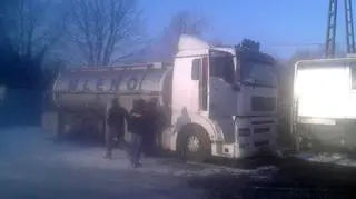 Mlekowóz tuż po zakupie i przed przeprowadzeniem remontu