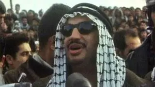 Młody Jaser Arafat