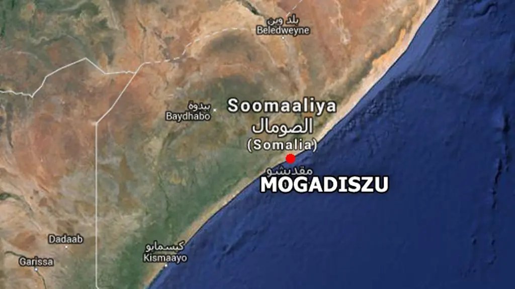 Mogadisz mapa