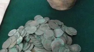 Monety pochodzą prawdopodobnie z XVI i XVII wieku