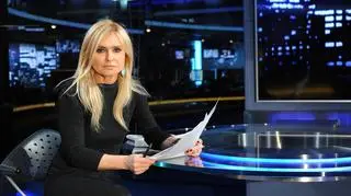 Monika Olejnik, prowadząca "Kropki nad i"