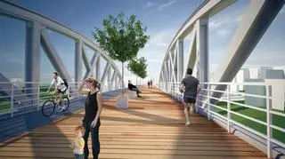 Most przeznaczony ma być dla pieszych i rowerzystów