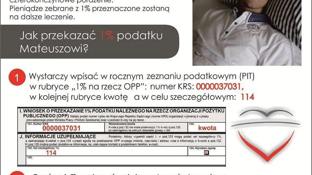 Możesz pomóc Mateuszowi 
