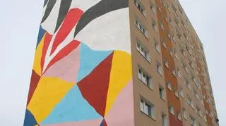 Mural na gdańskiej Zaspie