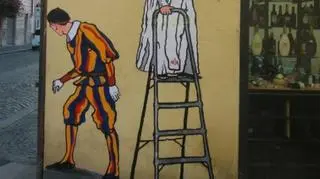 Mural zniknął zaraz po tym, jak się pojawił