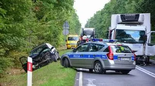 Na drodze wojewódzkiej nr 434 zderzyły się cztery samochody
