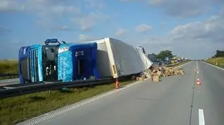 Na jezdnię wysypało się 20 ton gwoździ 