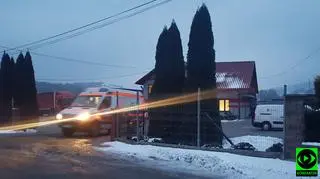 Na miejsce przyjechała karerka 
