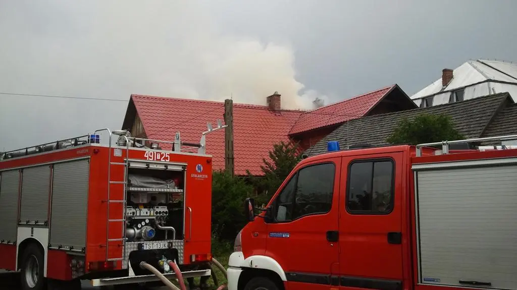 Na miejsce przyjechała straż pożarna