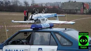 Na miejsce wypadku przybyła policja (foto: internauta)