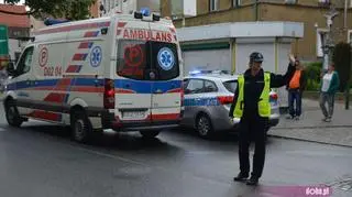 Na miejscu były służby