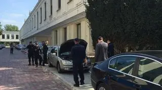 Na miejscu natychmiast pojawili się policjanci