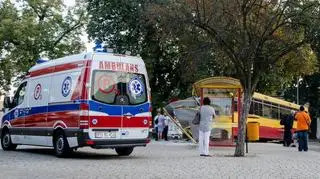Na miejscu pojawiła się karetka pogotowia