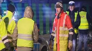 Na miejscu pracowała straż i policja