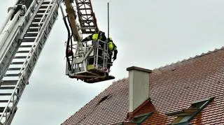 Na miejscu pracowało 6 zastępów straży pożarnej