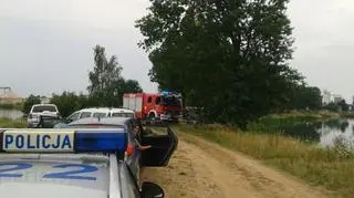 Na miejscu wypadku jest m.in. policja i straż pożarna