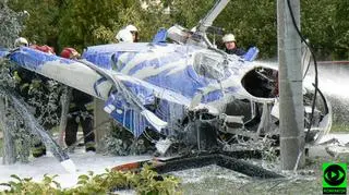 Na miejscu wypadku są m.in. strażacy