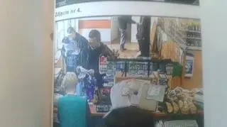 Na nagraniu z monitoringu stacji benzynowej widać, że 41-latek kupował płynne podpałki do grilla i denaturat